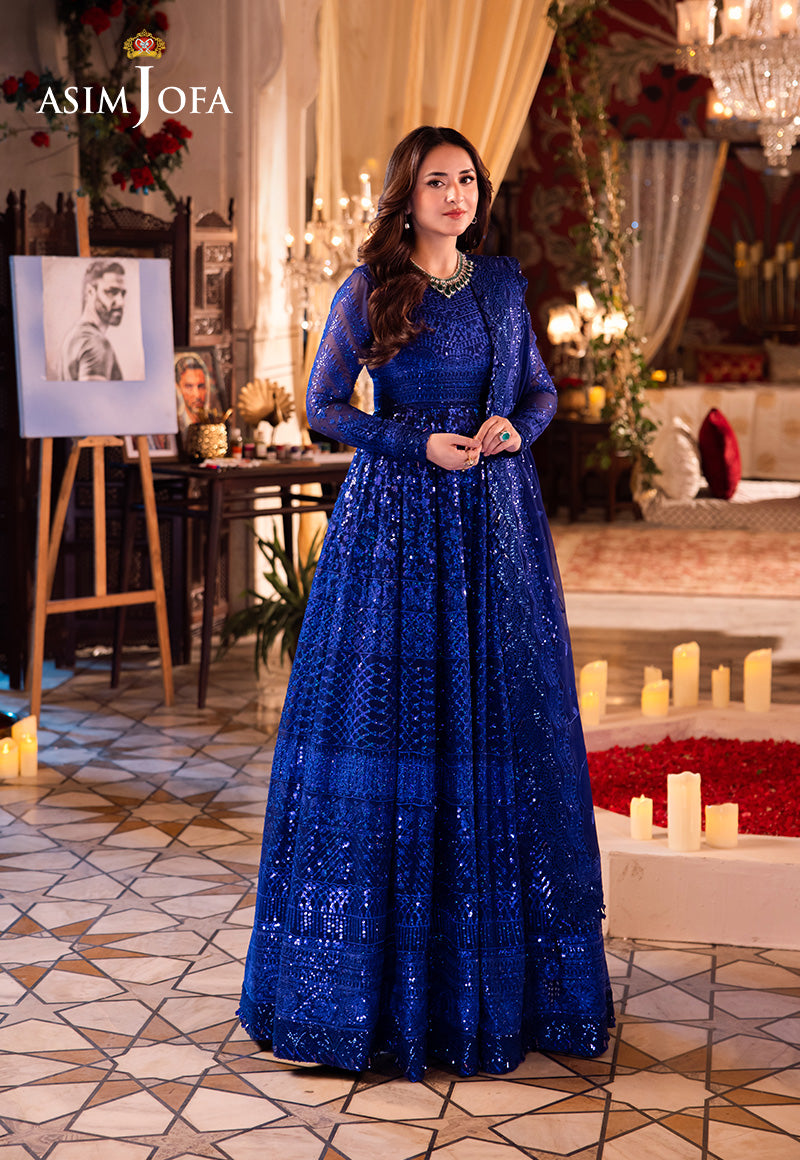 Asim Jofa | Vasl Wedding Formals | AJCR-01 by Asim Jofa - Designer Dress - Type: Ladies Clothes - Available at Libayah - 100% Original