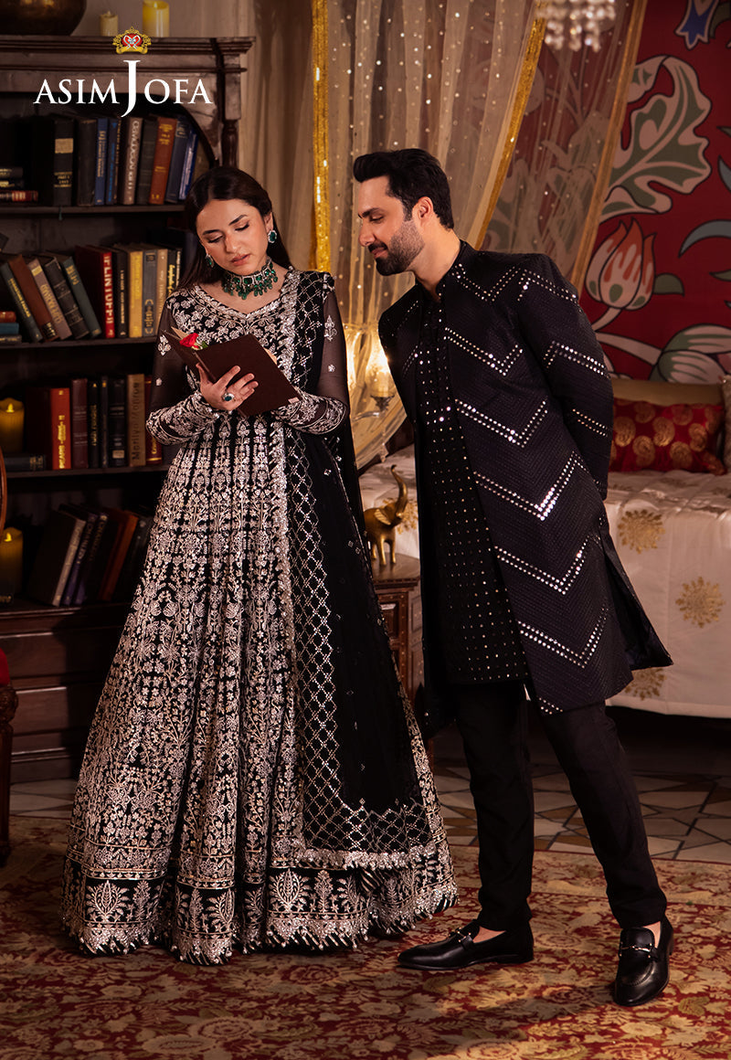 Asim Jofa | Vasl Wedding Formals | AJCR-02 by Asim Jofa - Designer Dress - Type: Ladies Clothes - Available at Libayah - 100% Original