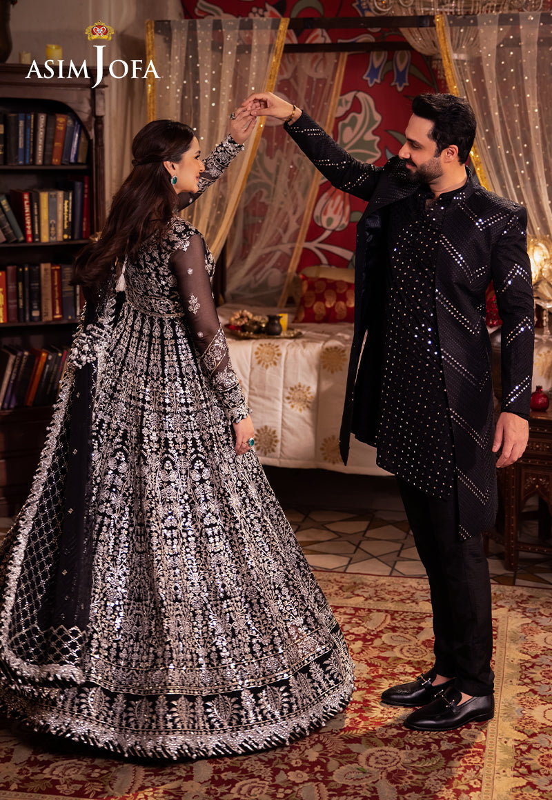 Asim Jofa | Vasl Wedding Formals | AJCR-02 by Asim Jofa - Designer Dress - Type: Ladies Clothes - Available at Libayah - 100% Original