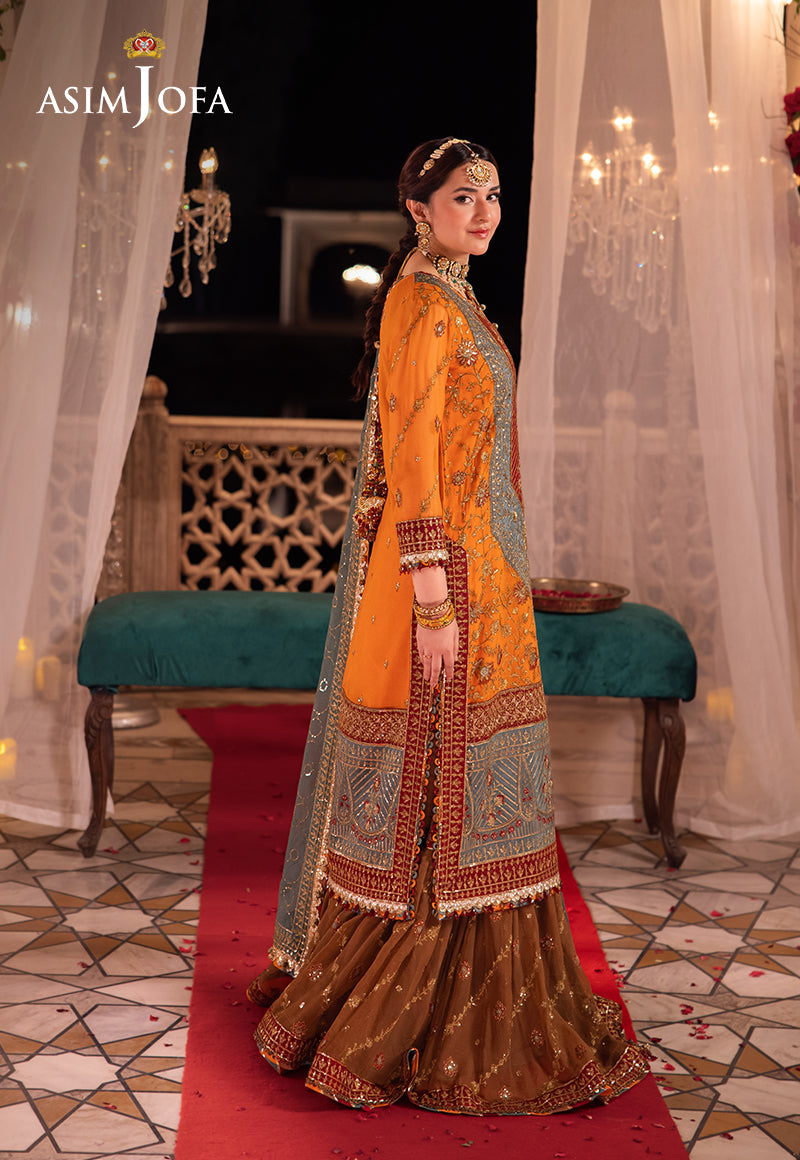 Asim Jofa | Vasl Wedding Formals | AJCR-07 by Asim Jofa - Designer Dress - Type: Ladies Clothes - Available at Libayah - 100% Original