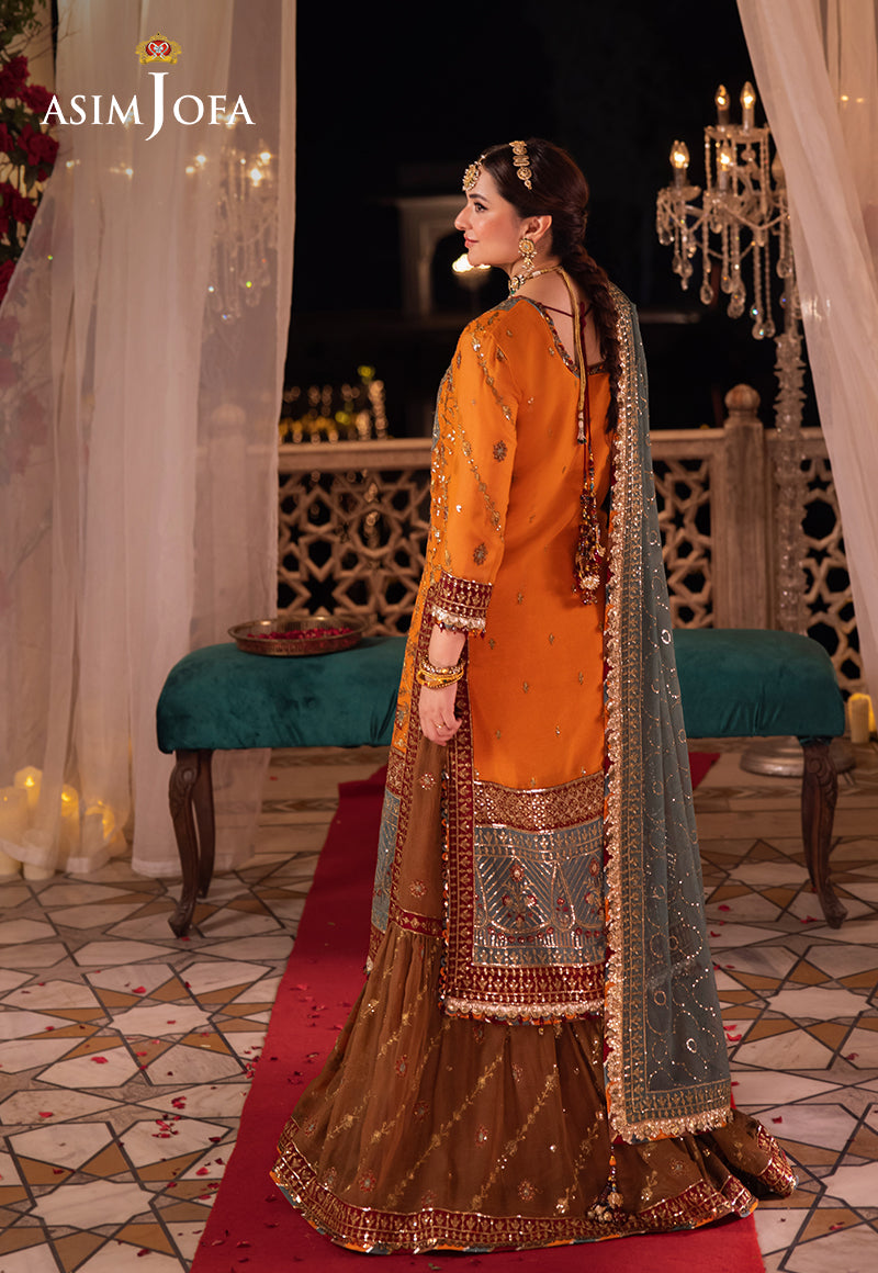 Asim Jofa | Vasl Wedding Formals | AJCR-07 by Asim Jofa - Designer Dress - Type: Ladies Clothes - Available at Libayah - 100% Original