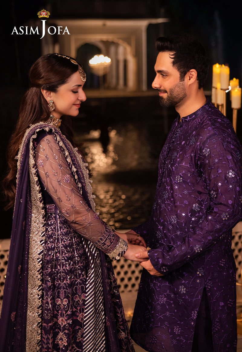 Asim Jofa | Vasl Wedding Formals | AJCR-03 by Asim Jofa - Designer Dress - Type: Ladies Clothes - Available at Libayah - 100% Original