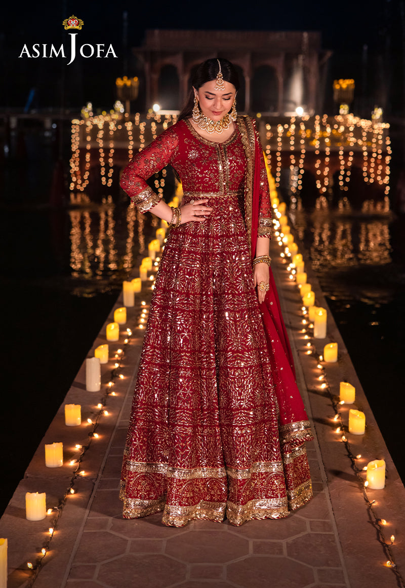 Asim Jofa | Vasl Wedding Formals | AJCR-05 by Asim Jofa - Designer Dress - Type: Ladies Clothes - Available at Libayah - 100% Original