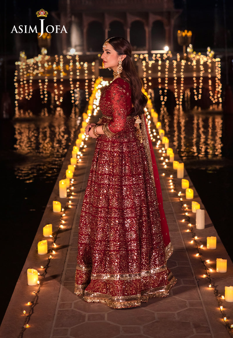 Asim Jofa | Vasl Wedding Formals | AJCR-05 by Asim Jofa - Designer Dress - Type: Ladies Clothes - Available at Libayah - 100% Original