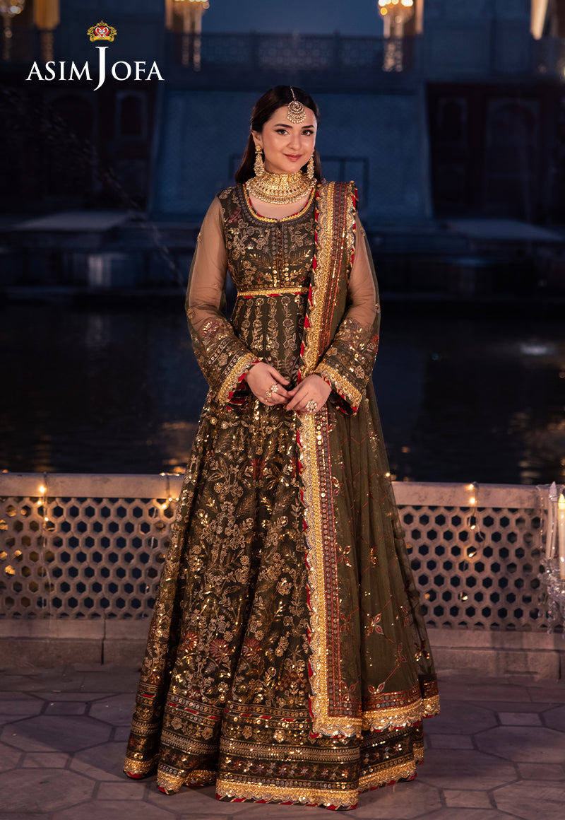 Asim Jofa | Vasl Wedding Formals | AJCR-09 by Asim Jofa - Designer Dress - Type: Ladies Clothes - Available at Libayah - 100% Original