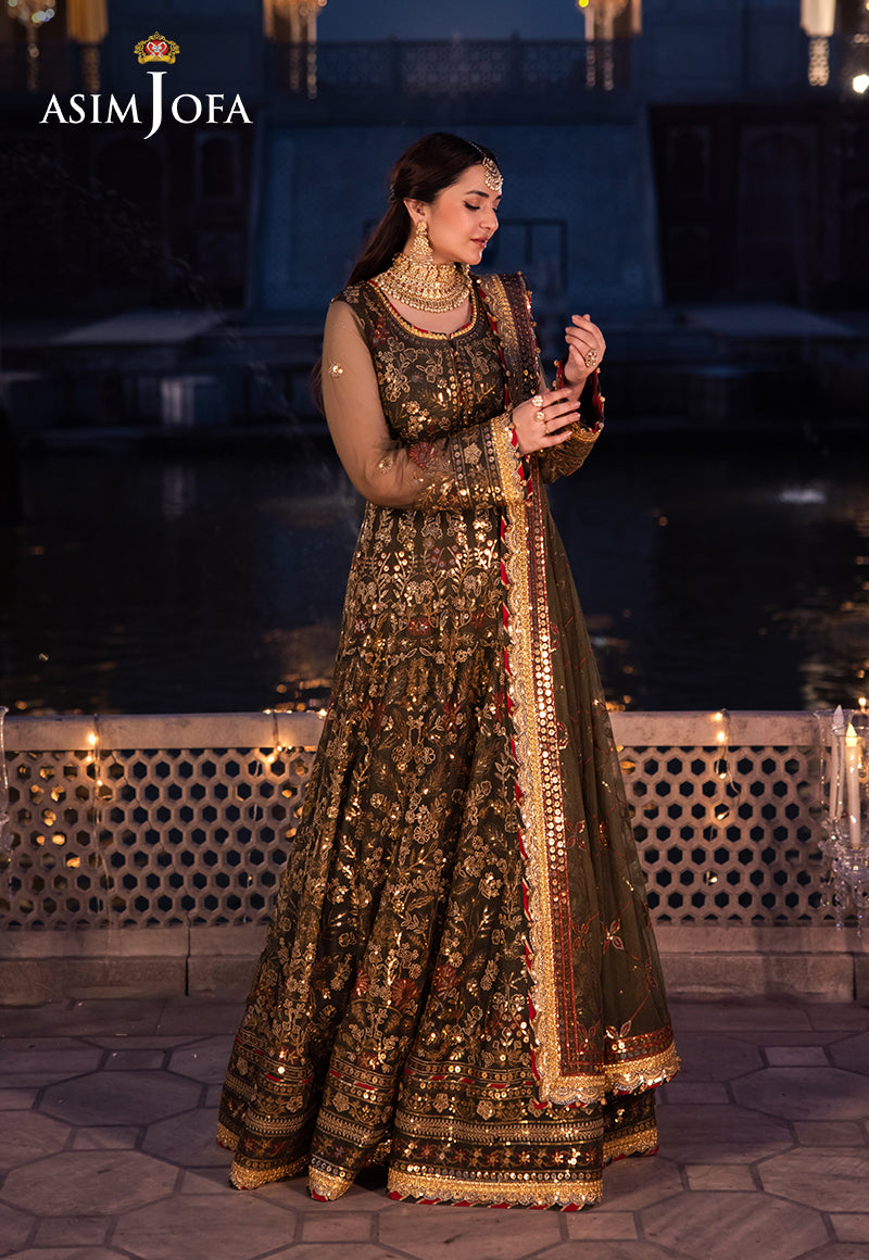 Asim Jofa | Vasl Wedding Formals | AJCR-09 by Asim Jofa - Designer Dress - Type: Ladies Clothes - Available at Libayah - 100% Original