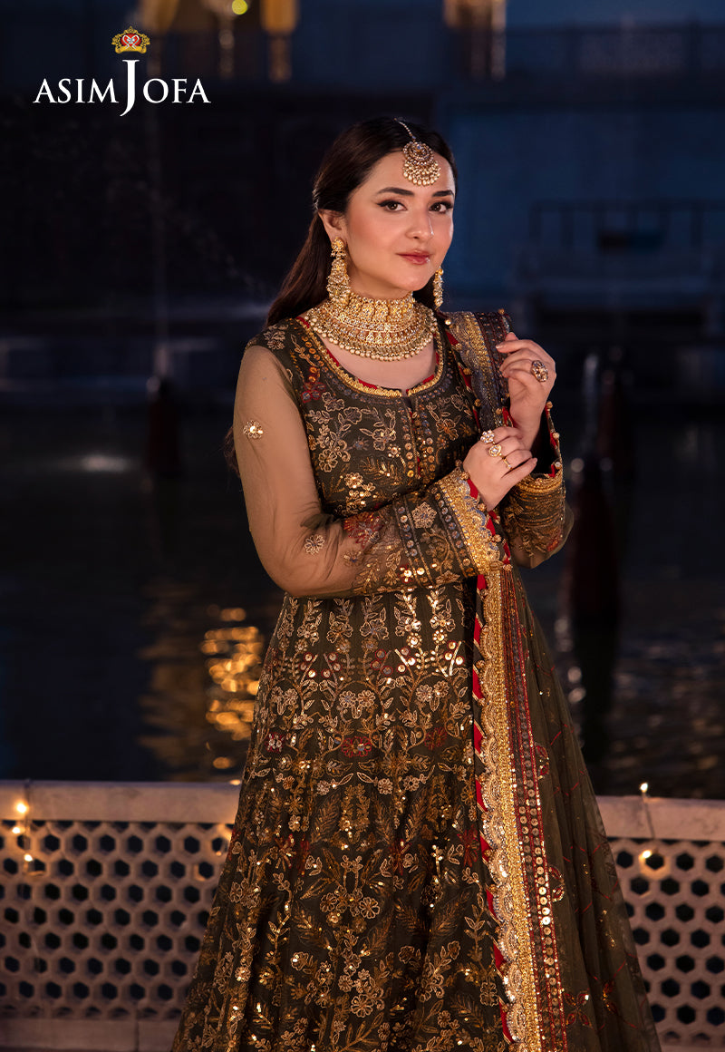 Asim Jofa | Vasl Wedding Formals | AJCR-09 by Asim Jofa - Designer Dress - Type: Ladies Clothes - Available at Libayah - 100% Original