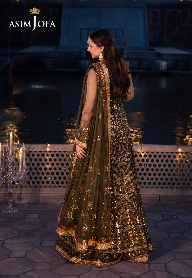Asim Jofa | Vasl Wedding Formals | AJCR-09 by Asim Jofa - Designer Dress - Type: Ladies Clothes - Available at Libayah - 100% Original