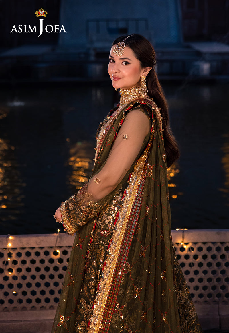 Asim Jofa | Vasl Wedding Formals | AJCR-09 by Asim Jofa - Designer Dress - Type: Ladies Clothes - Available at Libayah - 100% Original