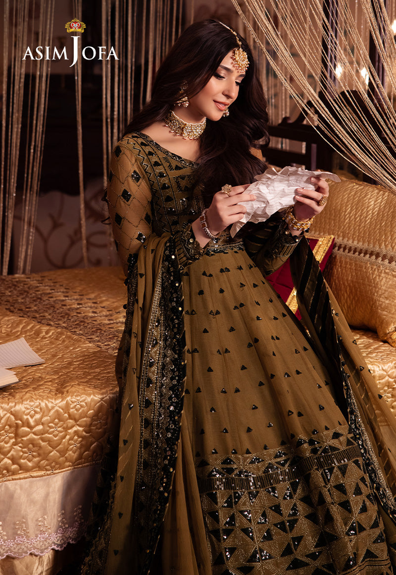 Asim Jofa | Vasl Wedding Formals | AJYV-06 by Asim Jofa - Designer Dress - Type: Ladies Clothes - Available at Libayah - 100% Original
