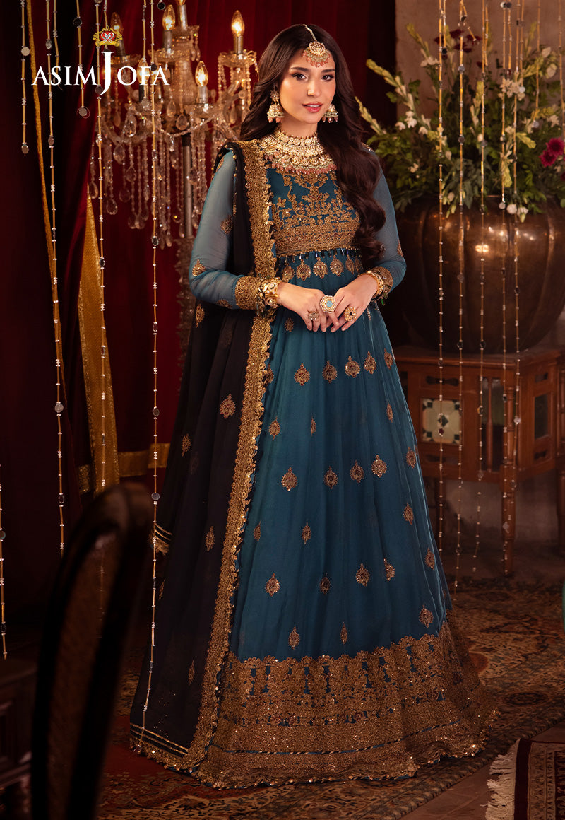 Asim Jofa | Vasl Wedding Formals | AJYV-09 by Asim Jofa - Designer Dress - Type: Ladies Clothes - Available at Libayah - 100% Original
