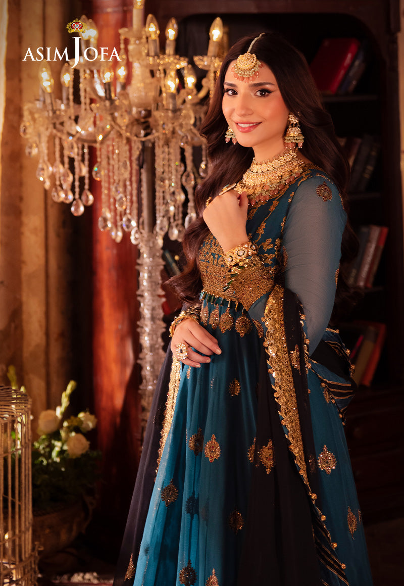 Asim Jofa | Vasl Wedding Formals | AJYV-09 by Asim Jofa - Designer Dress - Type: Ladies Clothes - Available at Libayah - 100% Original