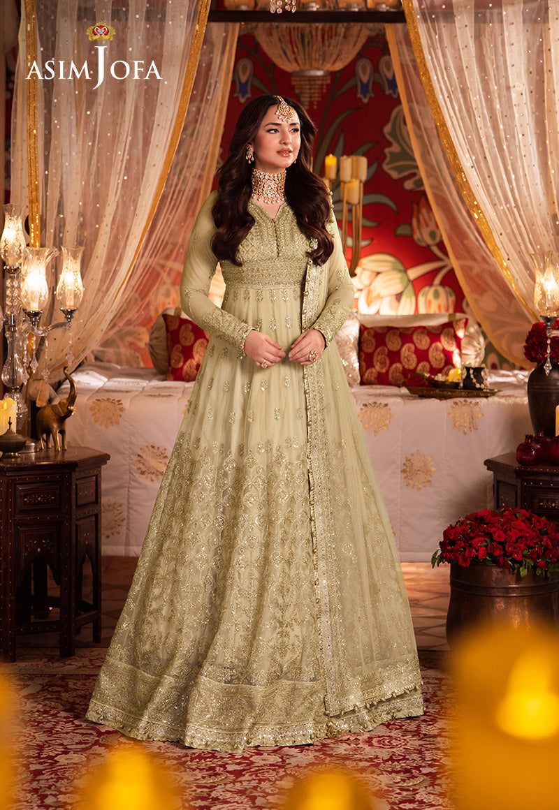 Asim Jofa | Vasl Wedding Formals | AJCR-08 by Asim Jofa - Designer Dress - Type: Ladies Clothes - Available at Libayah - 100% Original