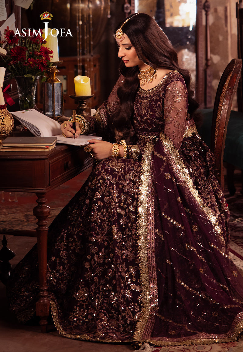 Asim Jofa | Vasl Wedding Formals | AJYV-01 by Asim Jofa - Designer Dress - Type: Ladies Clothes - Available at Libayah - 100% Original