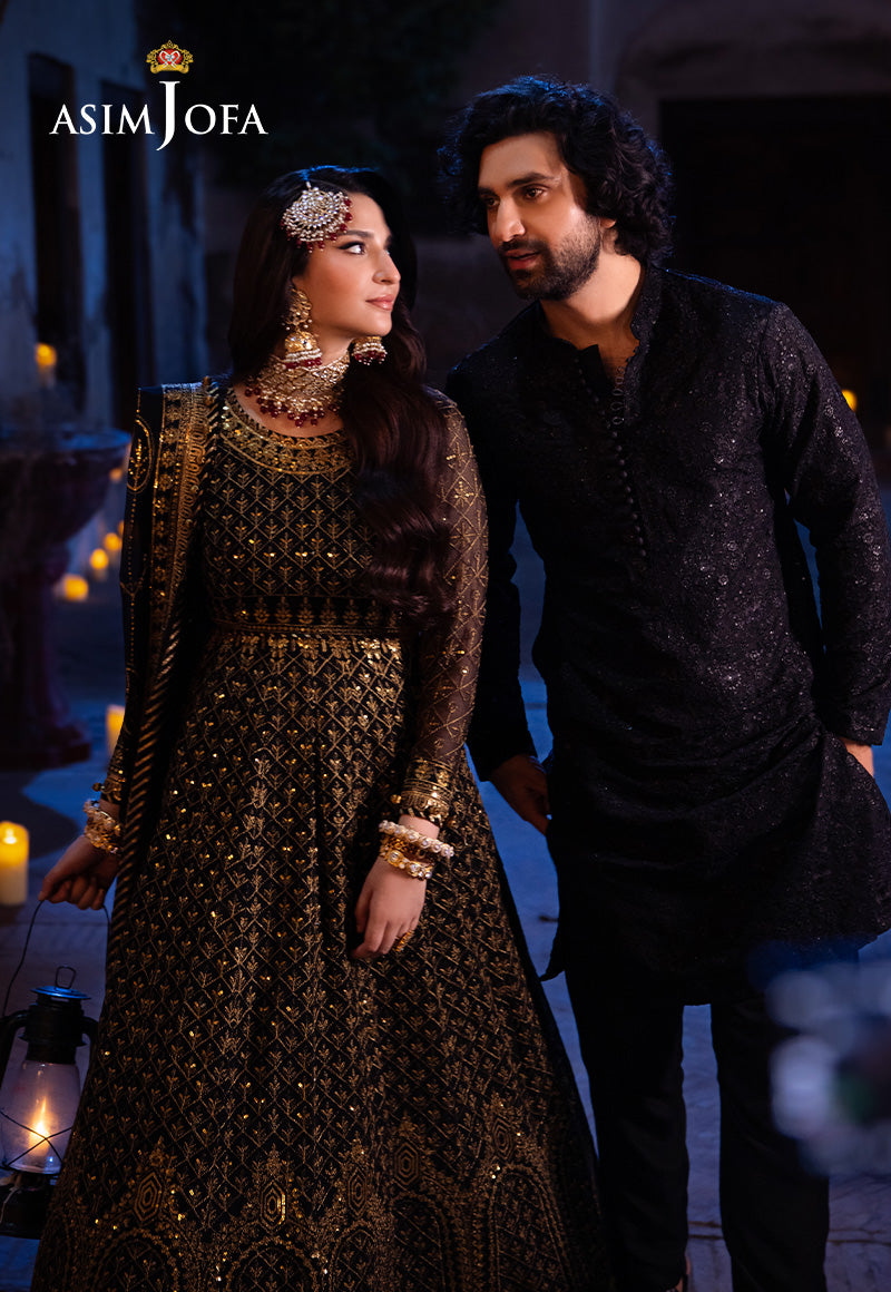 Asim Jofa | Vasl Wedding Formals | AJYV-04 by Asim Jofa - Designer Dress - Type: Ladies Clothes - Available at Libayah - 100% Original