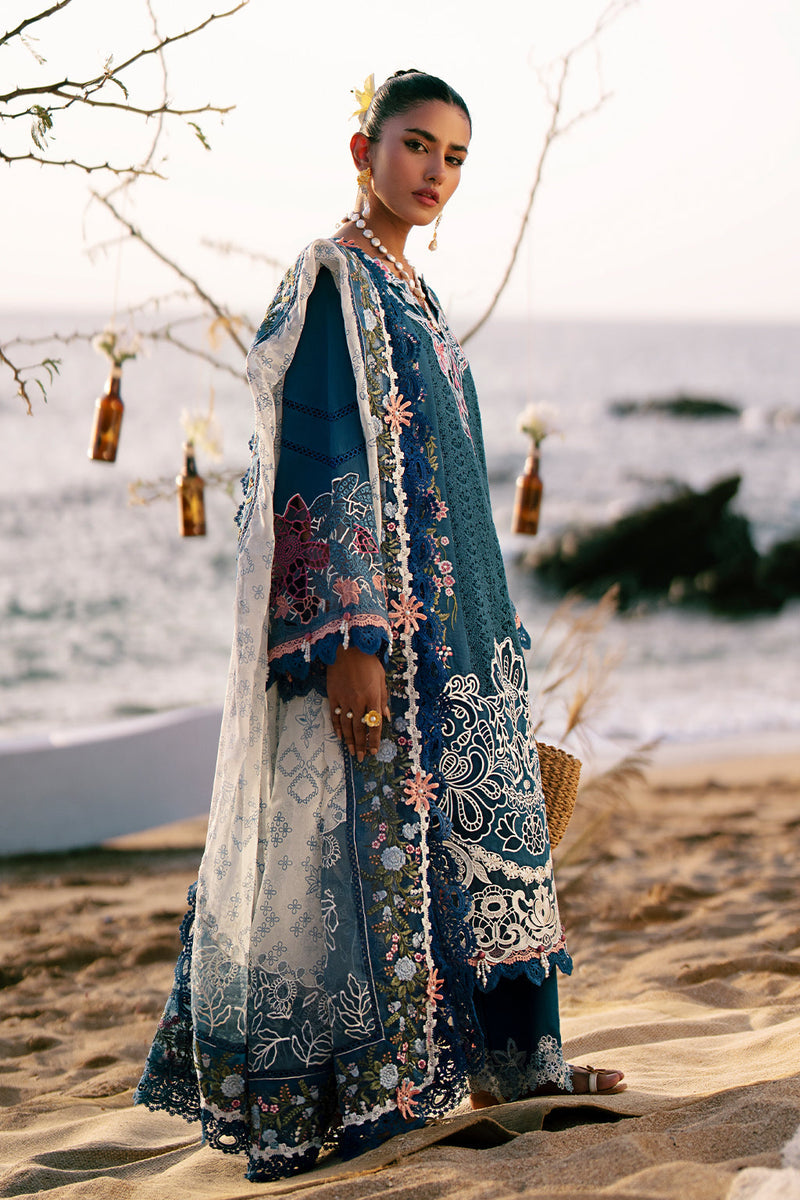 AJR Couture | Dastan Luxury Lawn 25 | Aura by AJR Couture - Designer Dress - Type: Ladies Clothes - Available at Libayah - 100% Original