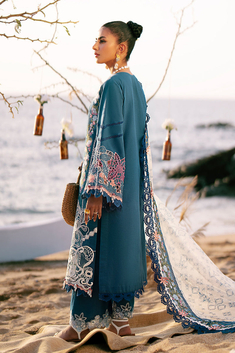 AJR Couture | Dastan Luxury Lawn 25 | Aura by AJR Couture - Designer Dress - Type: Ladies Clothes - Available at Libayah - 100% Original