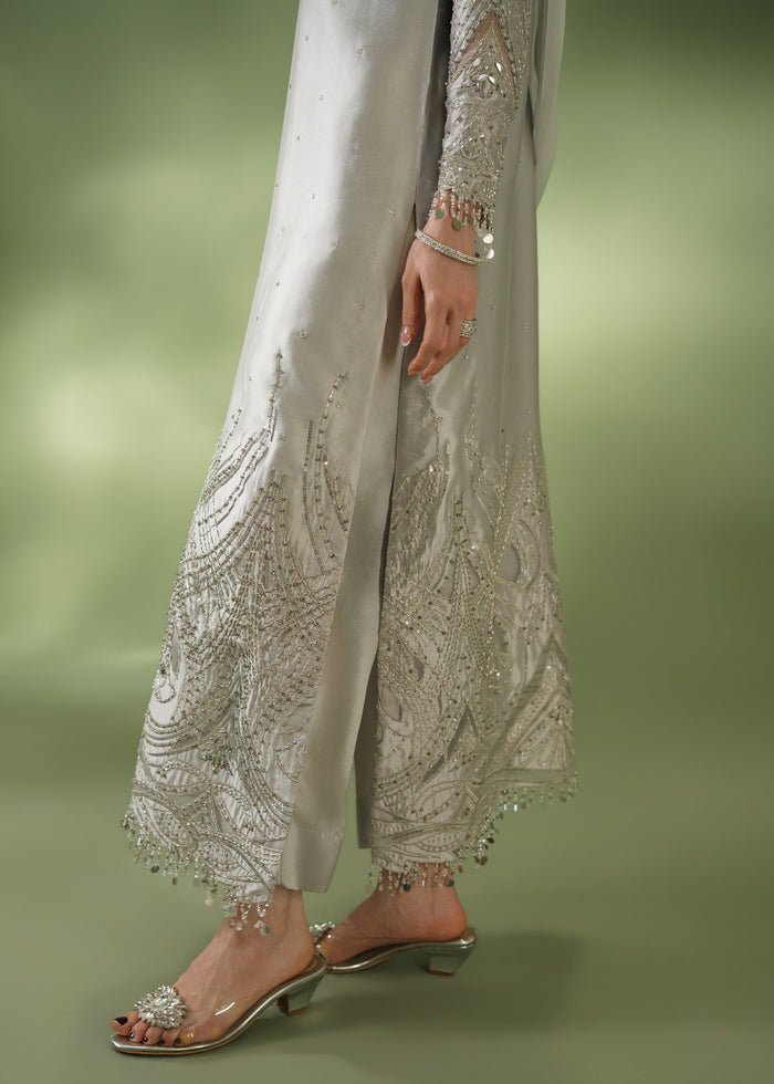 Jeem | Celestial Luxe Formals | AURA GREY by Jeem - Designer Dress  - Type : Ladies Clothes - Available at Libayah - 100% Original 