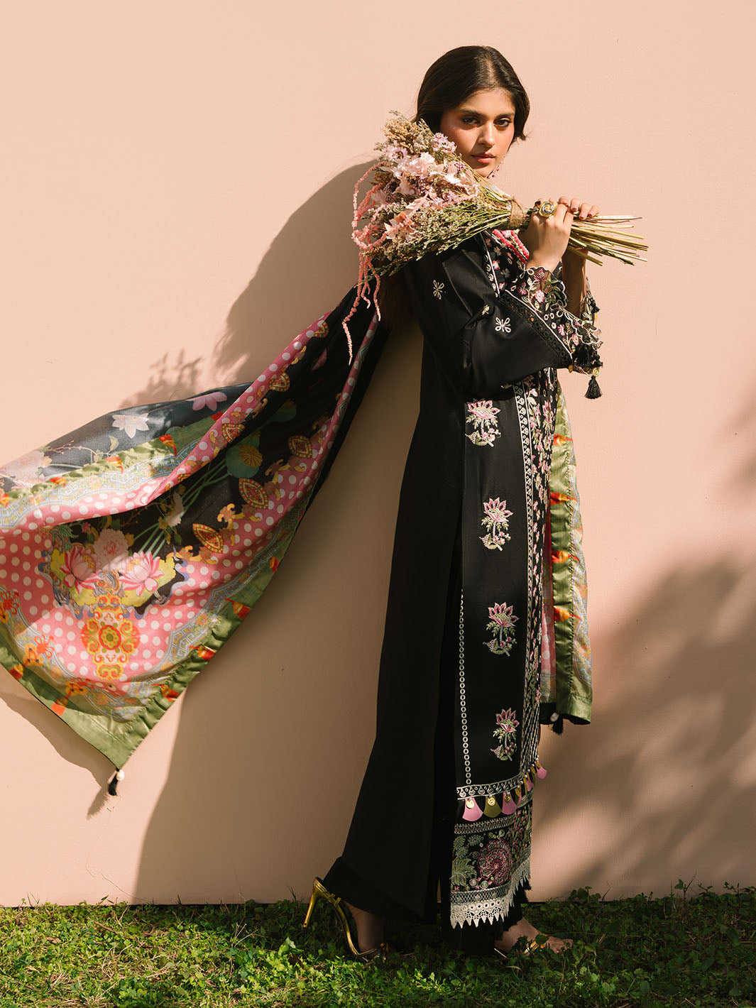 Mahnur | Dahlia Luxury Lawn 25 | Aurora by Mahnur - Designer Dress - Type: Ladies Clothes - Available at Libayah - 100% Original