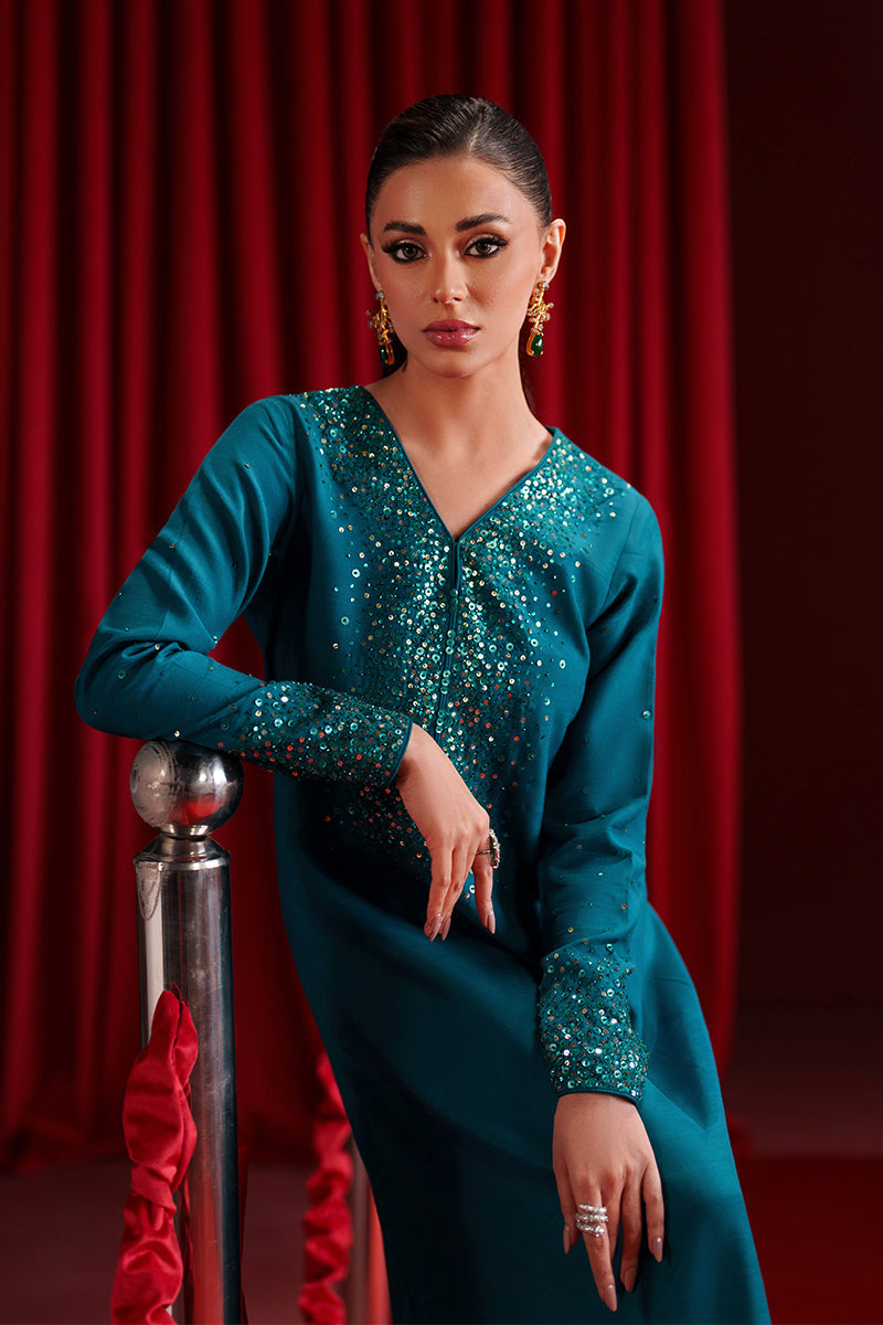 Fozia Khalid | Ombre Luxe | Aurora - Designer Dress - Type : Ladies Clothes - Available at Libayah - 100% Original