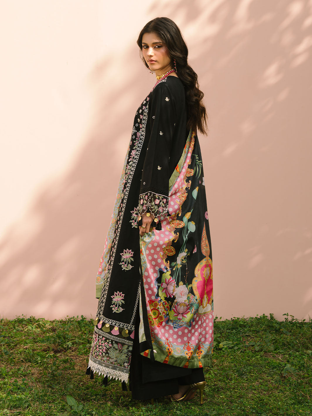 Mahnur | Dahlia Luxury Lawn 25 | Aurora by Mahnur - Designer Dress - Type: Ladies Clothes - Available at Libayah - 100% Original