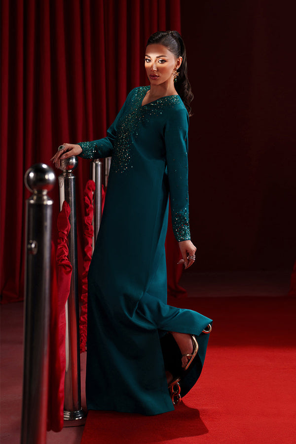 Fozia Khalid | Ombre Luxe | Aurora - Designer Dress - Type : Ladies Clothes - Available at Libayah - 100% Original