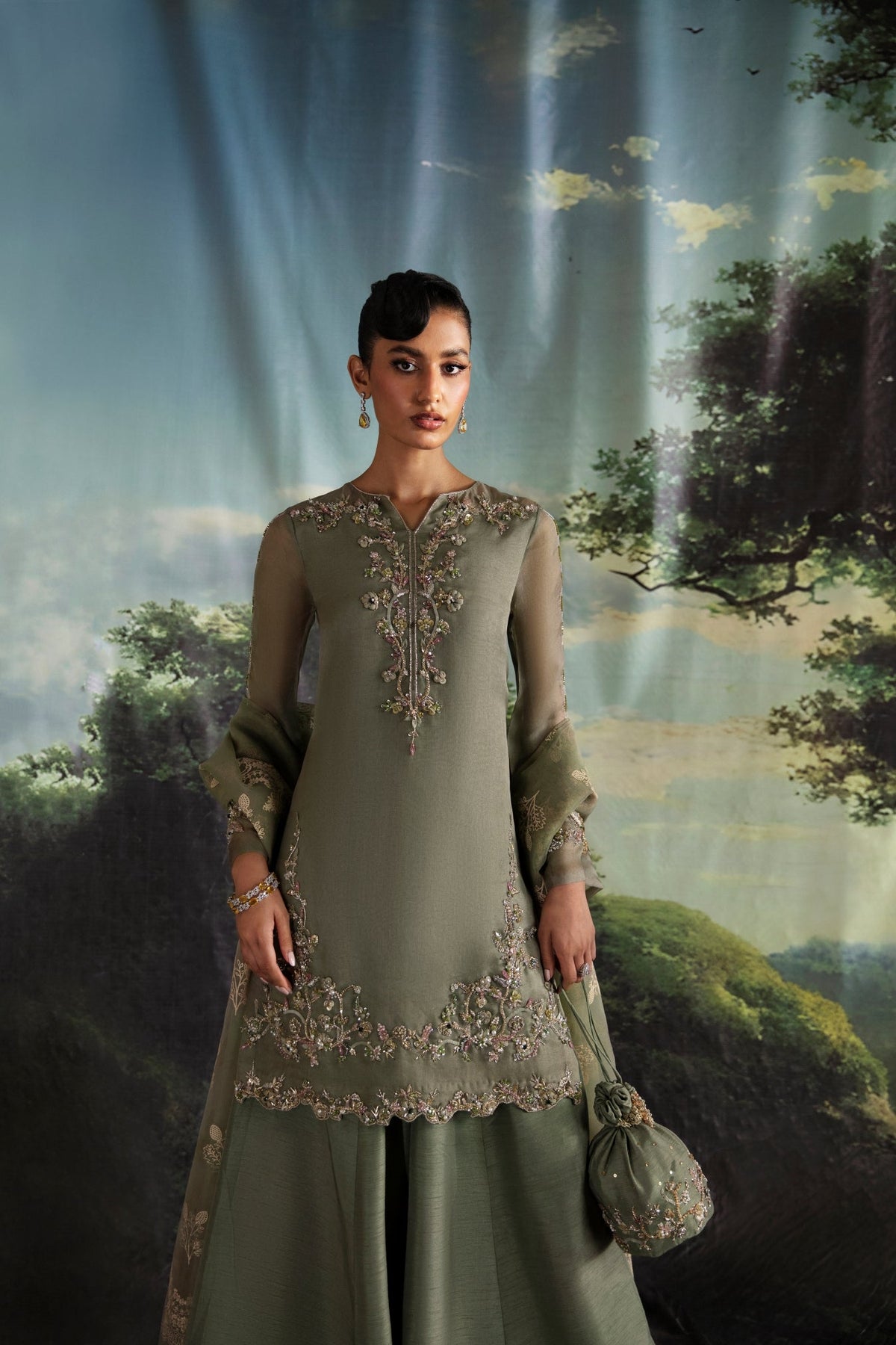 Ayesha and Usman | Bliss Luxury Pret | Fern by Ayesha and Usman - Designer Dress - Type: Ladies Clothes - Available at Libayah - 100% Original