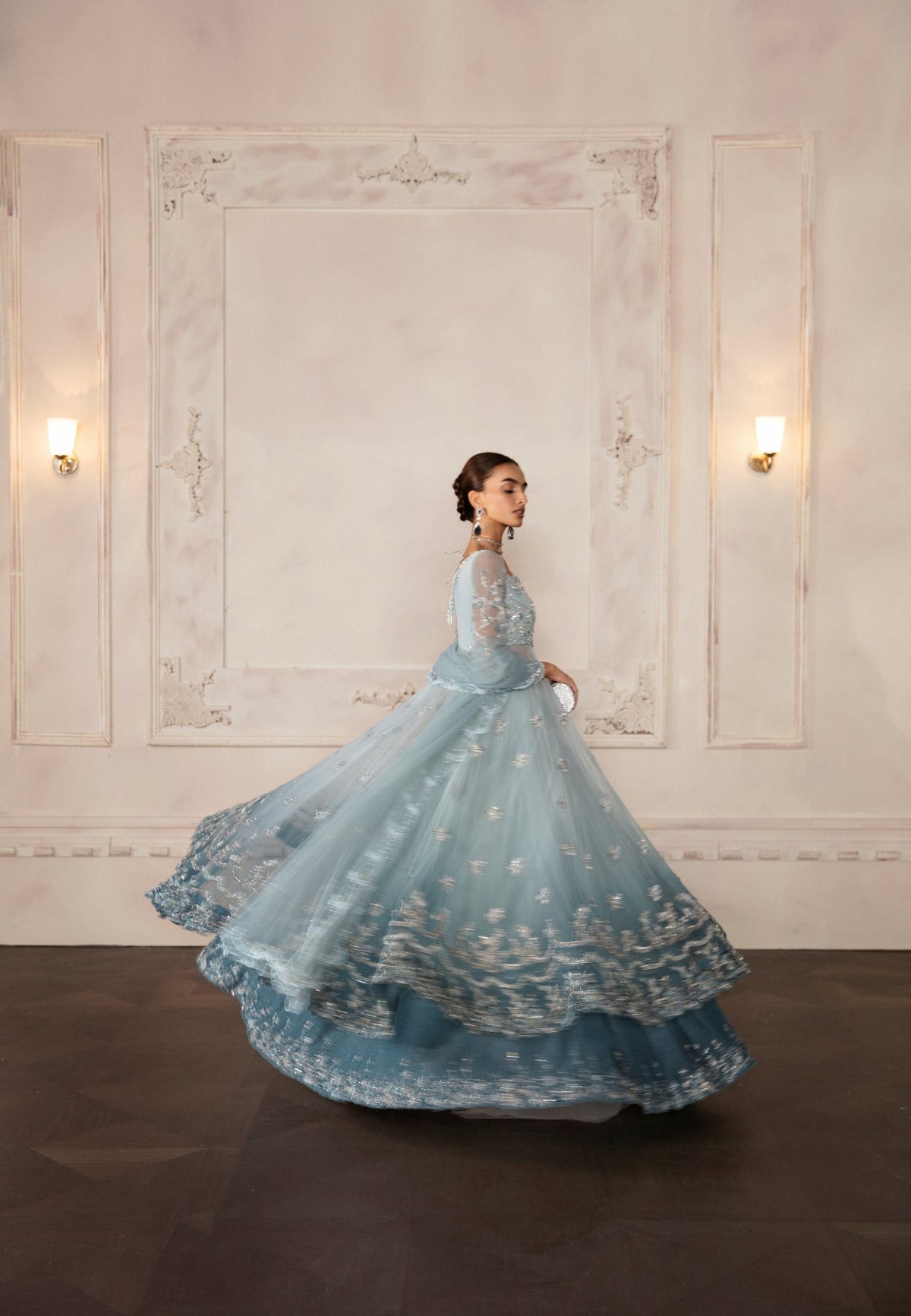 Ayesha and Usman | Bliss Luxury Pret | Frozen Aqua by Ayesha and Usman - Designer Dress - Type: Ladies Clothes - Available at Libayah - 100% Original
