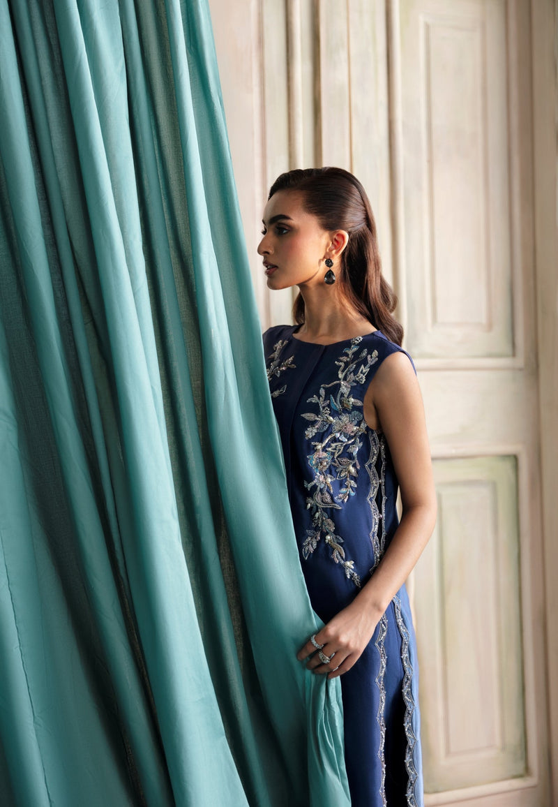 Ayesha and Usman | Bliss Luxury Pret | Ocean Ombre by Ayesha and Usman - Designer Dress - Type: Ladies Clothes - Available at Libayah - 100% Original
