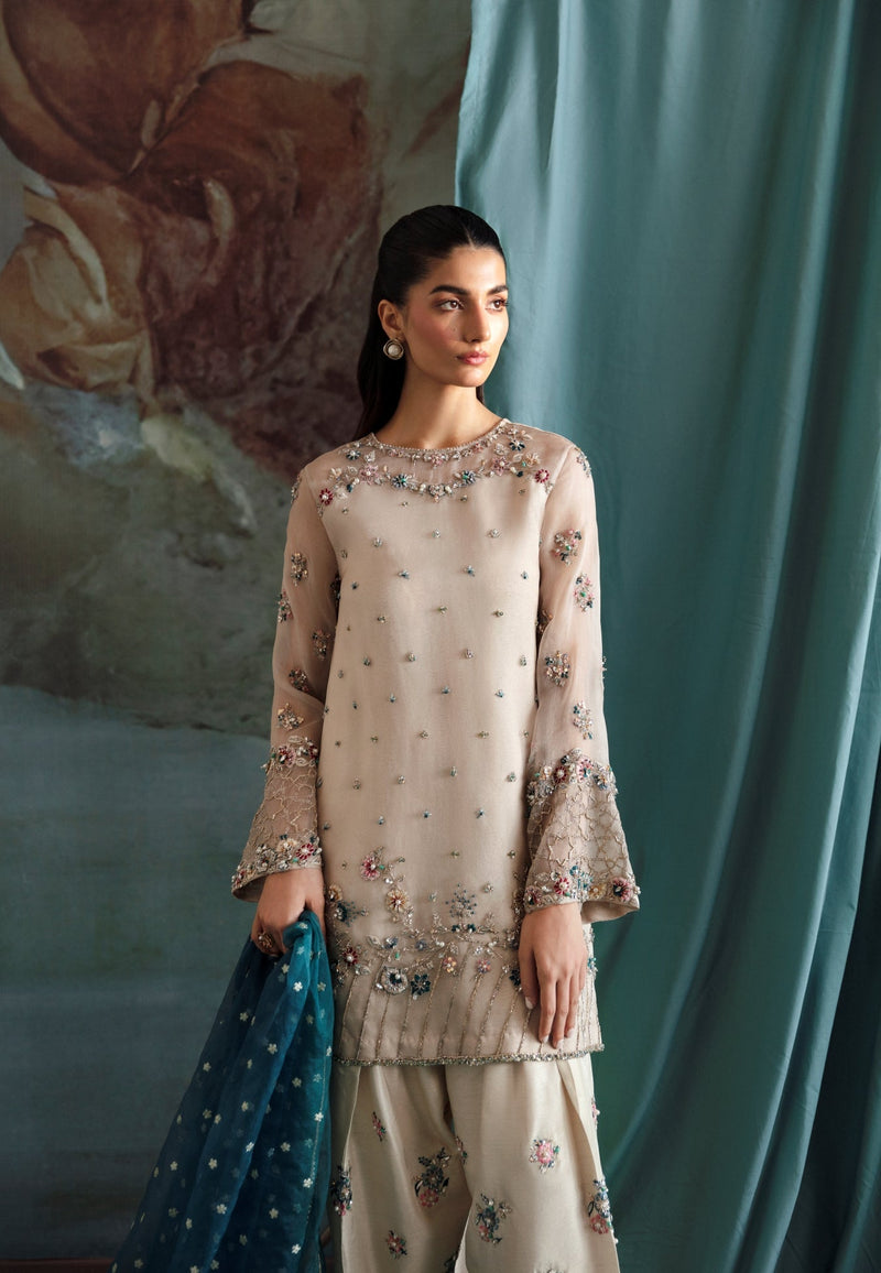 Ayesha and Usman | Bliss Luxury Pret | Polar Mist by Ayesha and Usman - Designer Dress - Type: Ladies Clothes - Available at Libayah - 100% Original