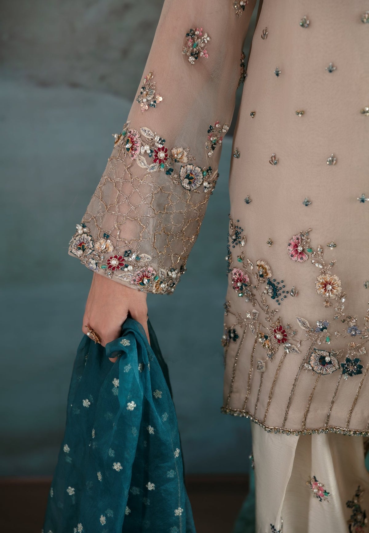 Ayesha and Usman | Bliss Luxury Pret | Polar Mist by Ayesha and Usman - Designer Dress - Type: Ladies Clothes - Available at Libayah - 100% Original