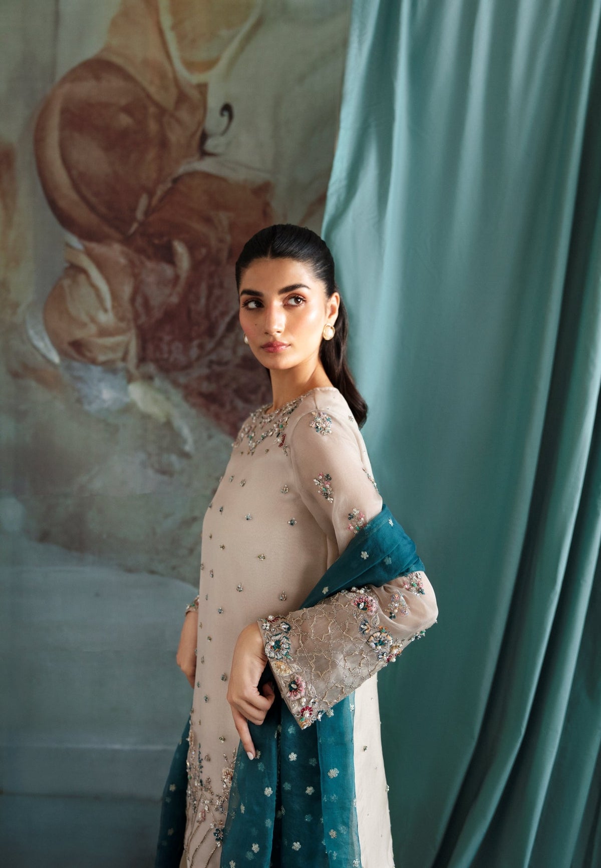 Ayesha and Usman | Bliss Luxury Pret | Polar Mist by Ayesha and Usman - Designer Dress - Type: Ladies Clothes - Available at Libayah - 100% Original
