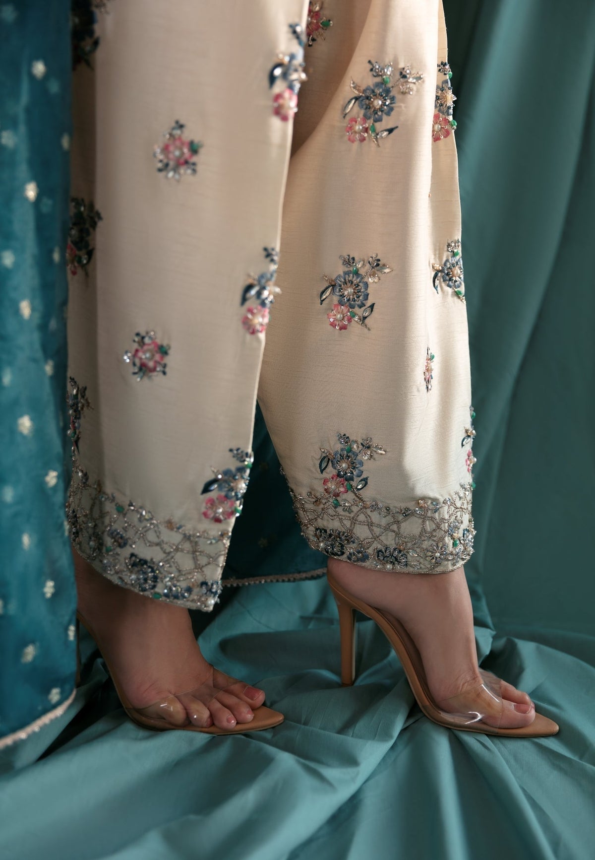 Ayesha and Usman | Bliss Luxury Pret | Polar Mist by Ayesha and Usman - Designer Dress - Type: Ladies Clothes - Available at Libayah - 100% Original