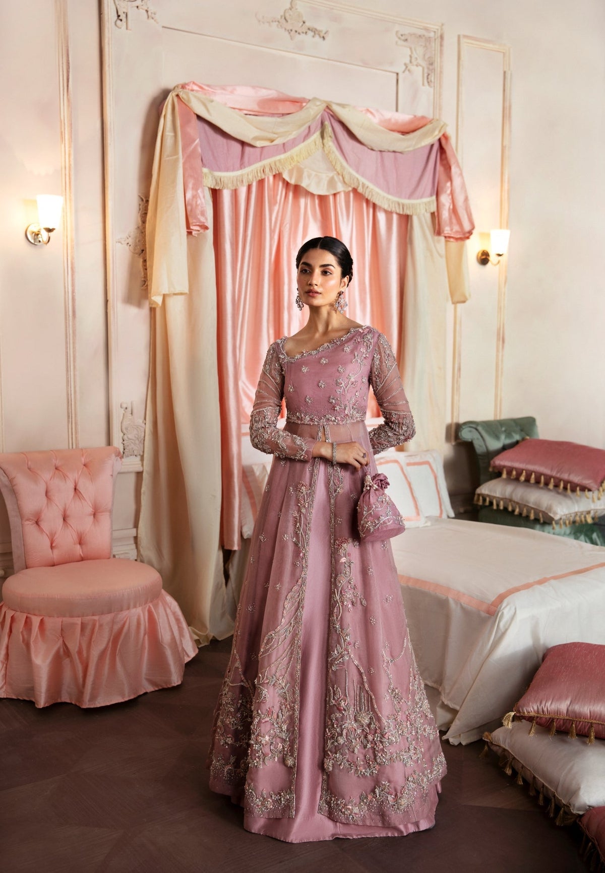Ayesha and Usman | Bliss Luxury Pret | Rosy Mist by Ayesha and Usman - Designer Dress - Type: Ladies Clothes - Available at Libayah - 100% Original