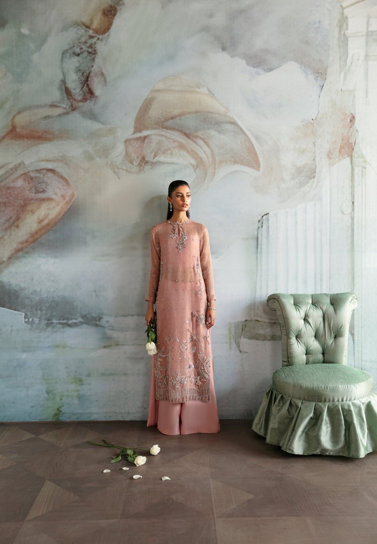 Ayesha and Usman | Bliss Luxury Pret | Rosewood by Ayesha and Usman - Designer Dress - Type: Ladies Clothes - Available at Libayah - 100% Original