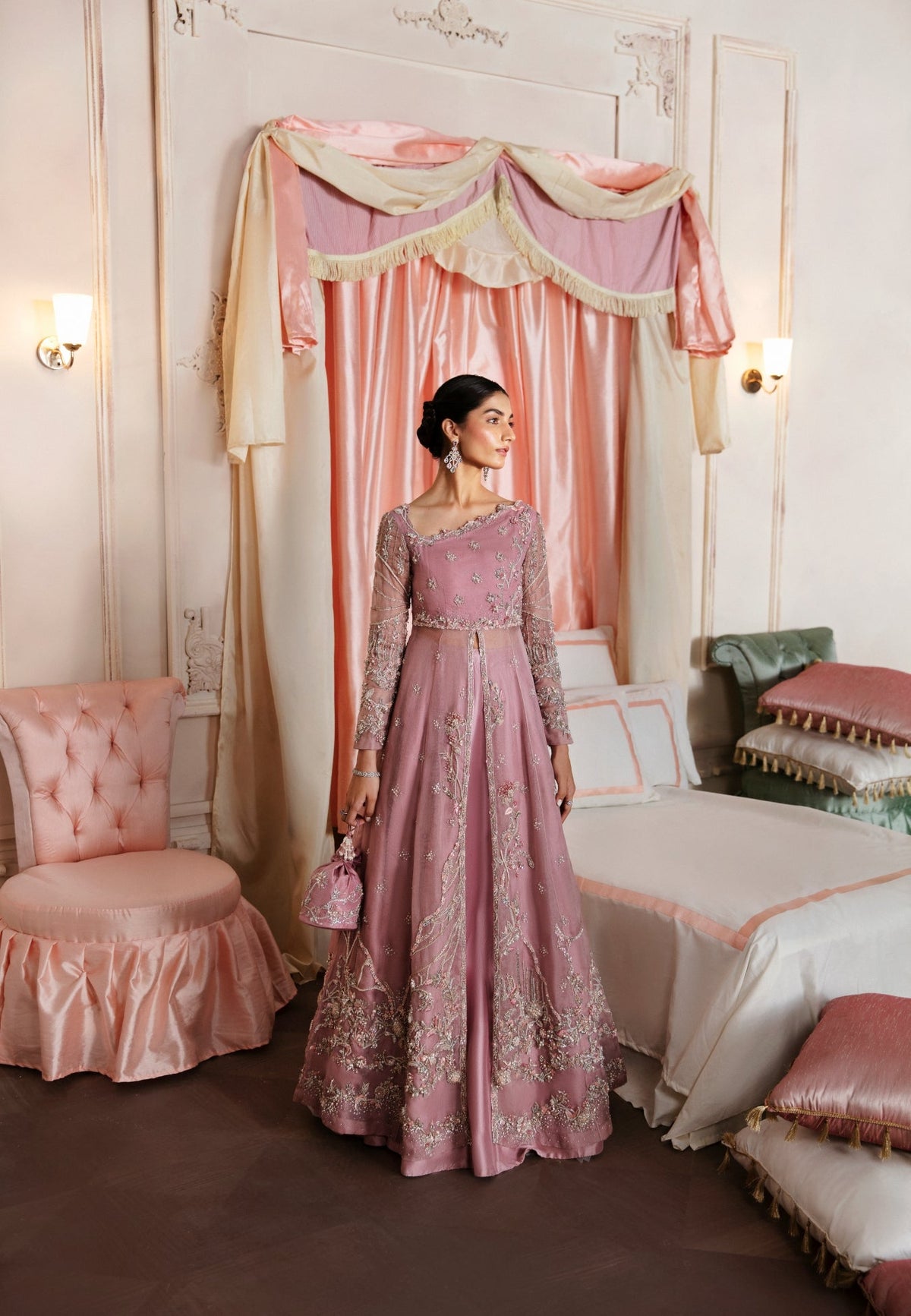 Ayesha and Usman | Bliss Luxury Pret | Rosy Mist by Ayesha and Usman - Designer Dress - Type: Ladies Clothes - Available at Libayah - 100% Original