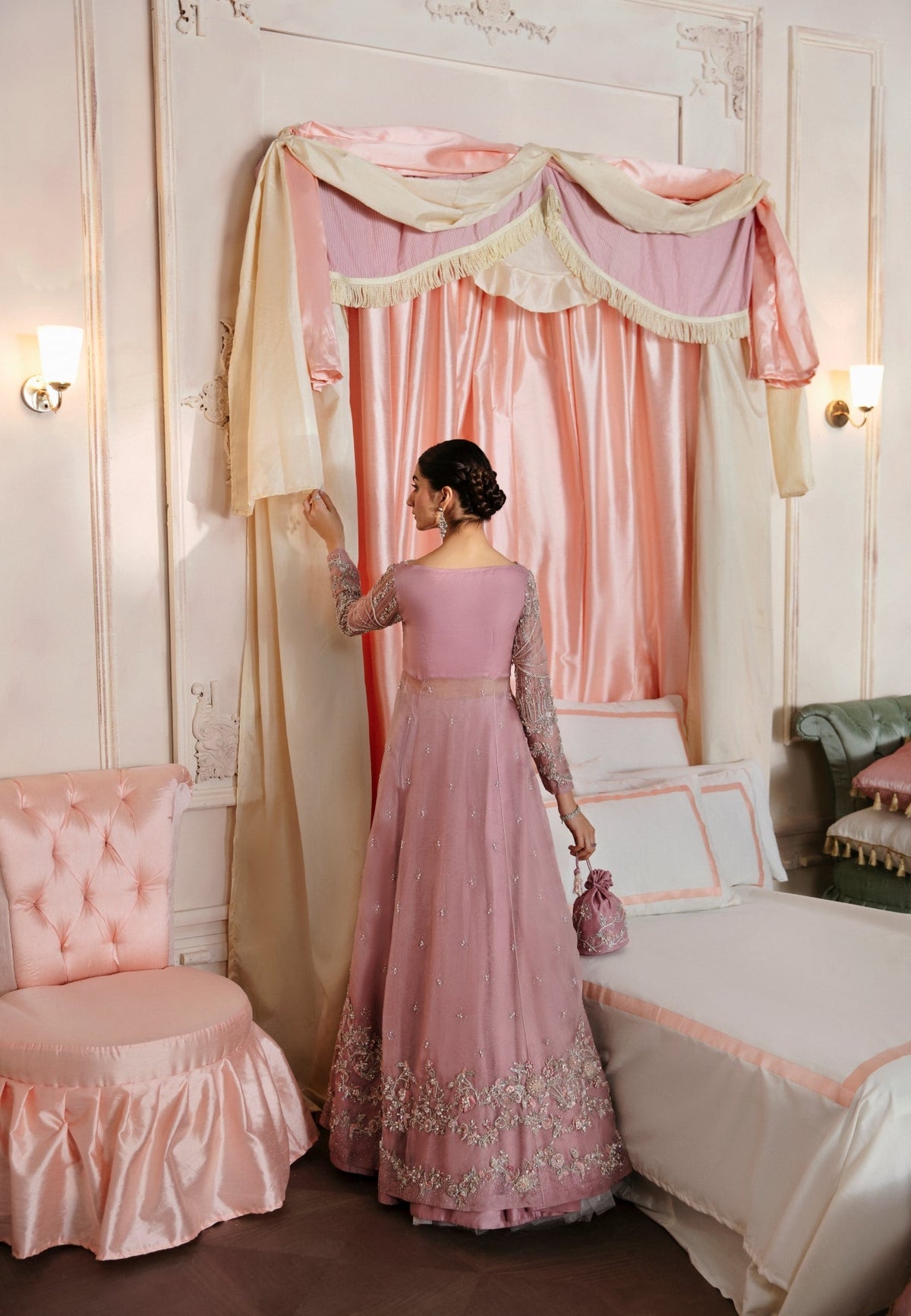 Ayesha and Usman | Bliss Luxury Pret | Rosy Mist by Ayesha and Usman - Designer Dress - Type: Ladies Clothes - Available at Libayah - 100% Original