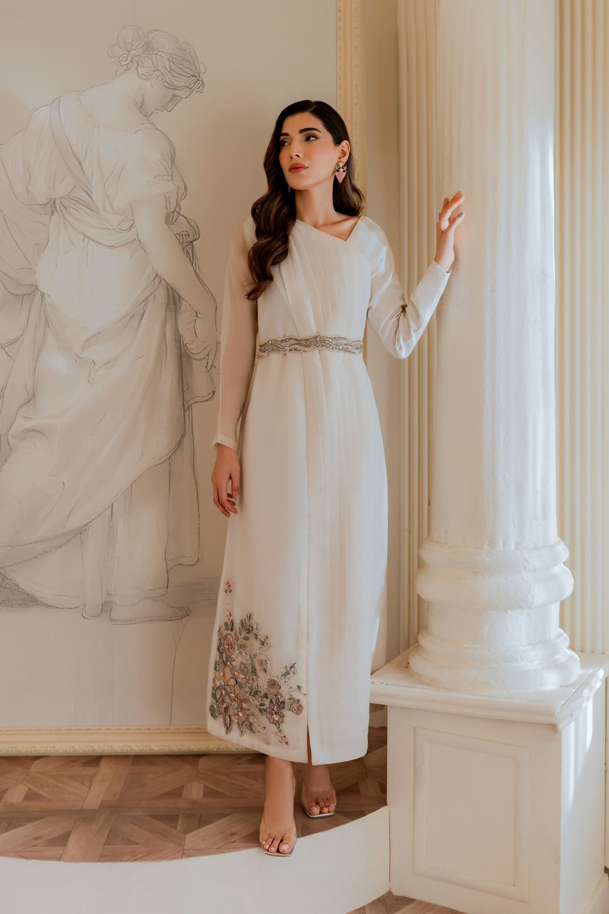 Ayesha and Usman | Grape Wine Luxury Pret | Daisy by Ayesha and Usman - Designer Dress - Type: Ladies Clothes - Available at Libayah - 100% Original