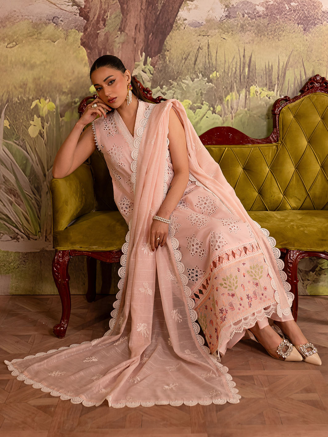 Mahnur | Twilight Luxury Lawn 25 | AYSEL by Mahnur - Designer Dress - Type: Ladies Clothes - Available at Libayah - 100% Original