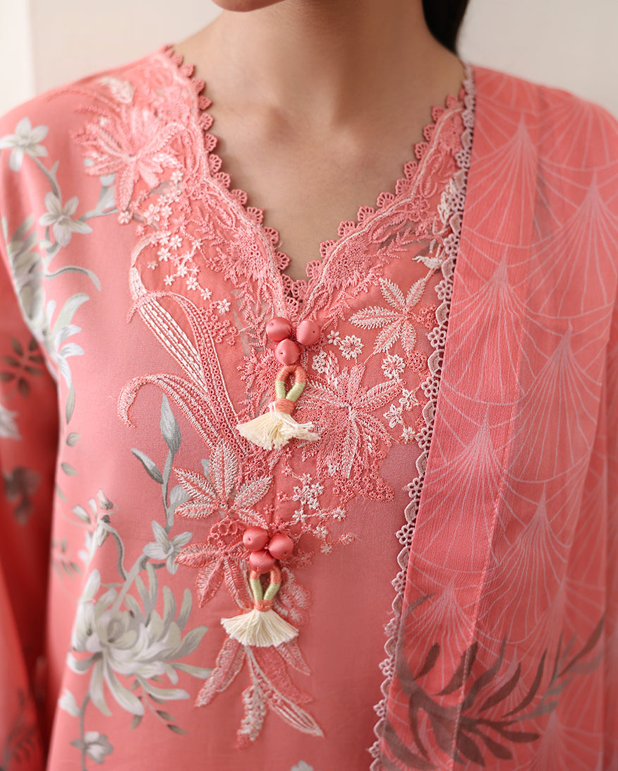 Roheenaz | Eclat Garden Printed Lawn | Azalea Grace by Roheenaz - Designer Dress  - Type : Ladies Clothes - Available at Libayah - 100% Original 