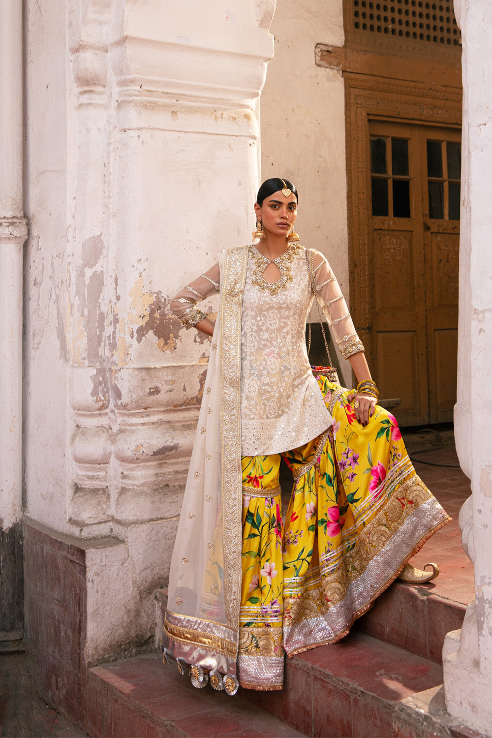 Nilofer Shahid | Maansi Edit | Azara by Nilofer Shahid - Designer Dress - Type: Ladies Clothes - Available at Libayah - 100% Original