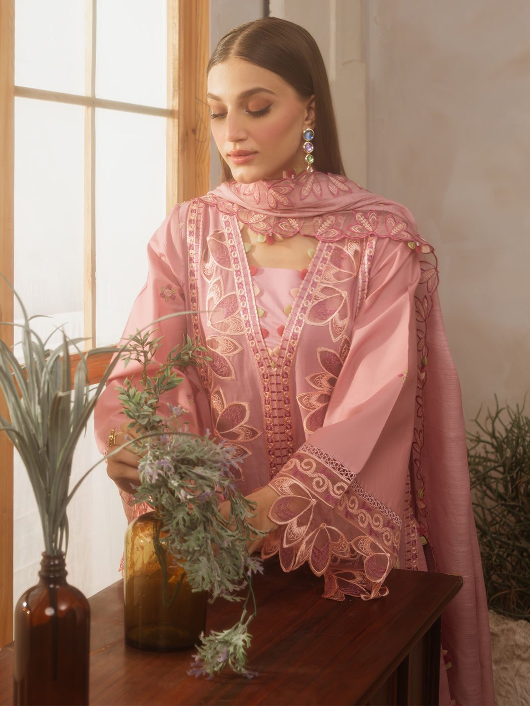 Mahnur | Florence Luxury Lawn 25 | AZMEY by Mahnur - Designer Dress - Type: Ladies Clothes - Available at Libayah - 100% Original