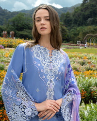 Mushq | Hemline the Secret Garden | Azure Bloom - Designer Dress - Type : Ladies Clothes - Available at Libayah - 100% Original