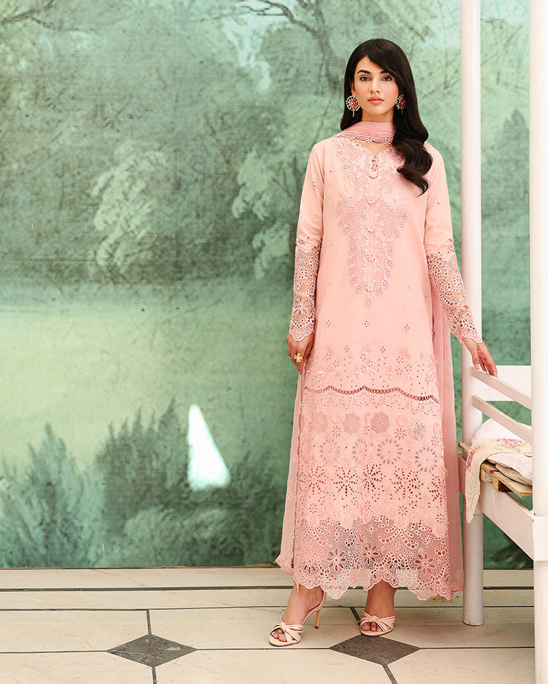Roheenaz | Veil of Summer Chikankari | Azure Elan by Roheenaz - Designer Dress  - Type : Ladies Clothes - Available at Libayah - 100% Original 