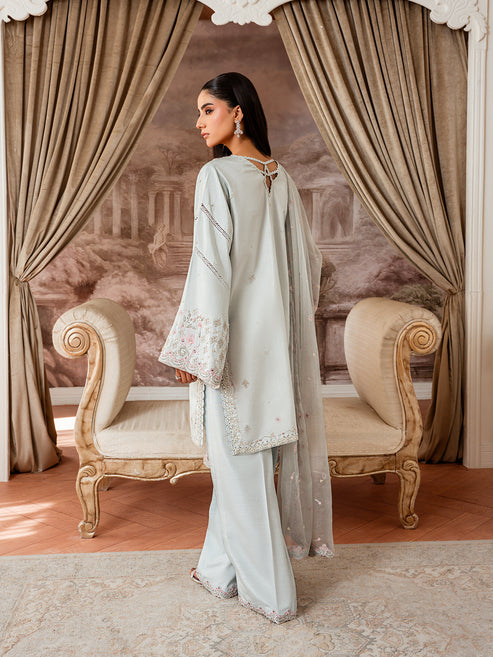 Epoque | Elysia Luxury Pret | Azure - Designer Dress - Type : Ladies Clothes - Available at Libayah - 100% Original