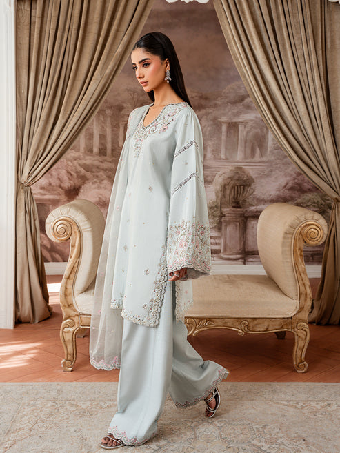 Epoque | Elysia Luxury Pret | Azure - Designer Dress - Type : Ladies Clothes - Available at Libayah - 100% Original