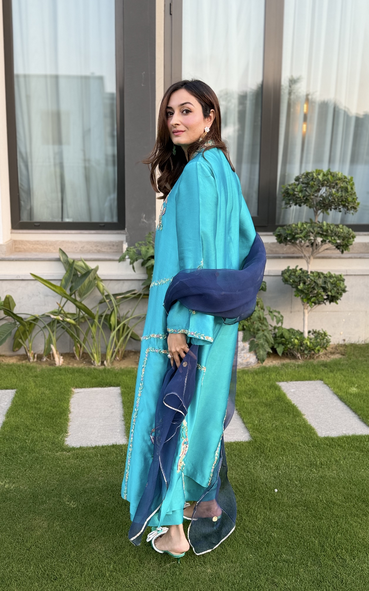 Asifa and Nabeel | Silk Edit 26 | Azure Radiance - Designer Dress - Type : Ladies Clothes - Available at Libayah - 100% Original