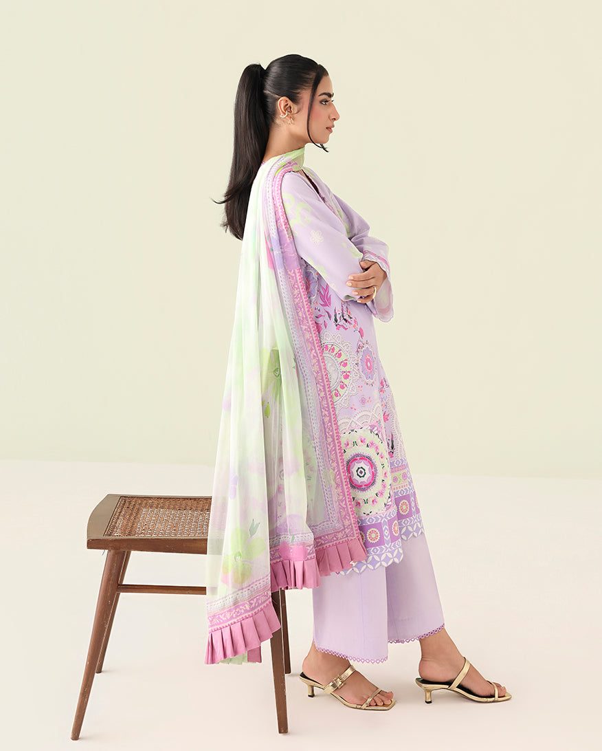 Roheenaz | Rosette Lawn | Azure days - Designer Dress - Type : Ladies Clothes - Available at Libayah - 100% Original