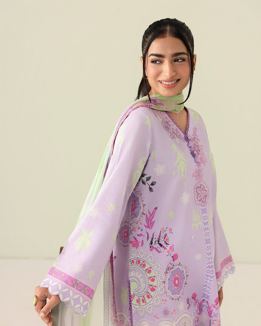 Roheenaz | Rosette Lawn | Azure days - Designer Dress - Type : Ladies Clothes - Available at Libayah - 100% Original