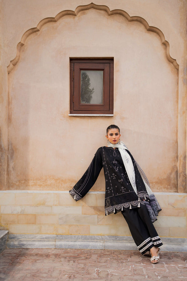 Azzal | Lawn 25 | SABLE by Azzal - Designer Dress  - Type : Ladies Clothes - Available at Libayah - 100% Original 